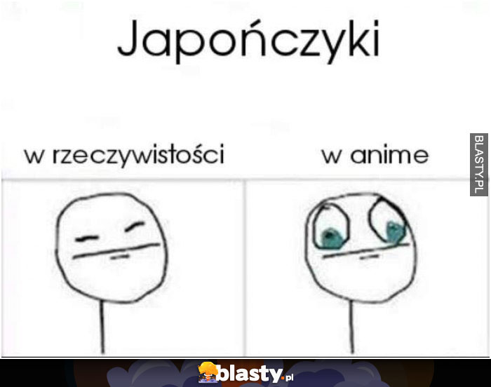 Japończycy w rzeczywistości vs w anime