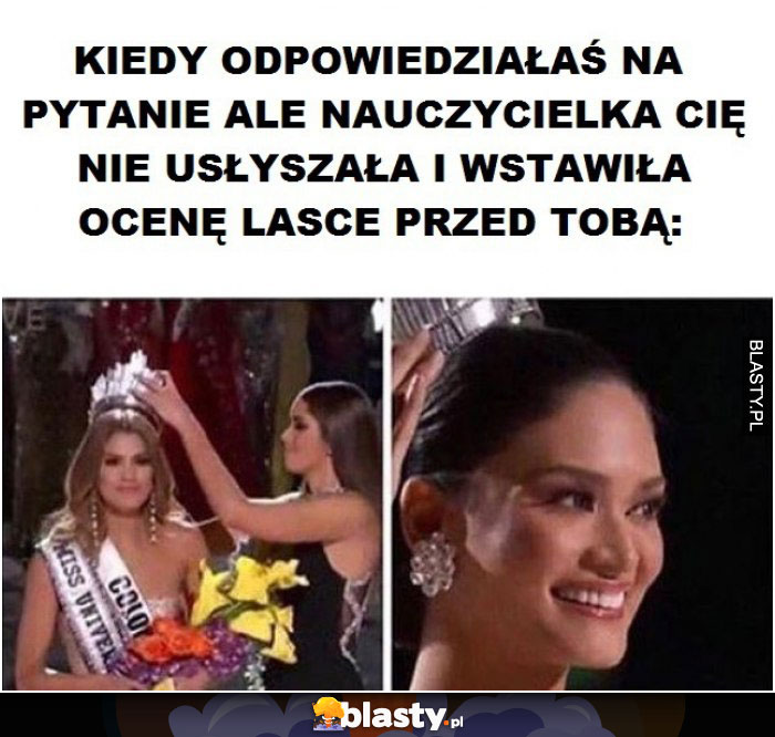 Kiedy odpowiedziałaś na wszystkie pytania