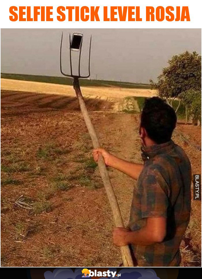 Selfie stick level Rosja