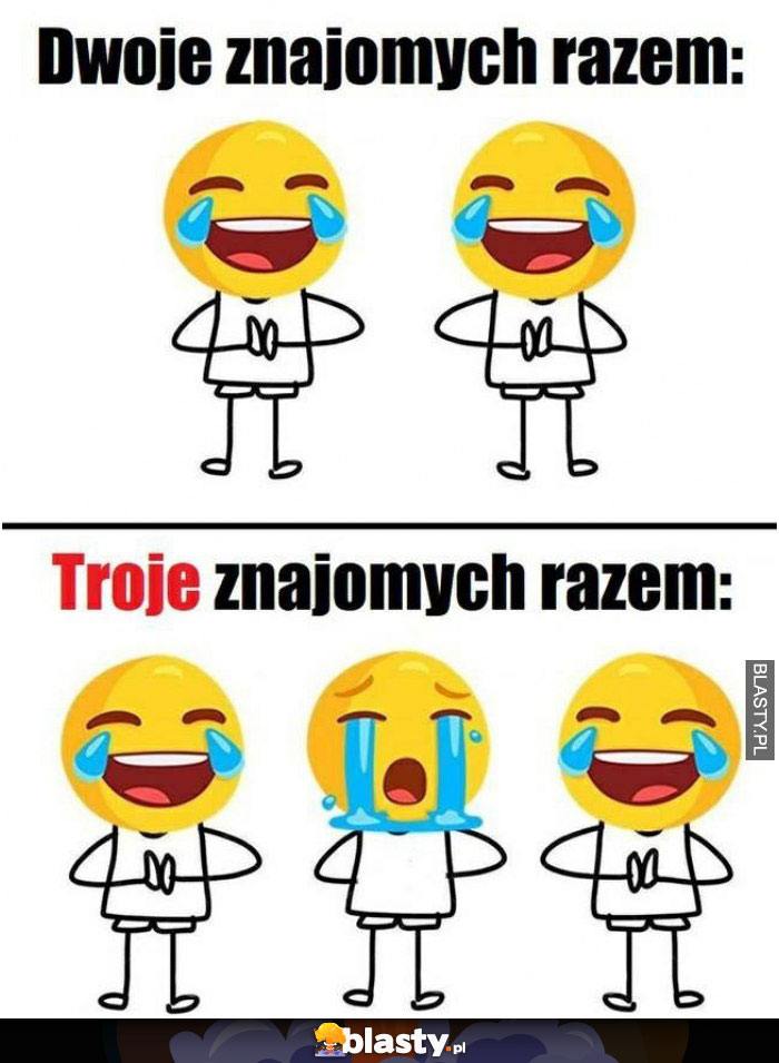 Dwoje znajomych razem