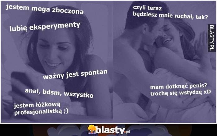 Jestem mega zboczona