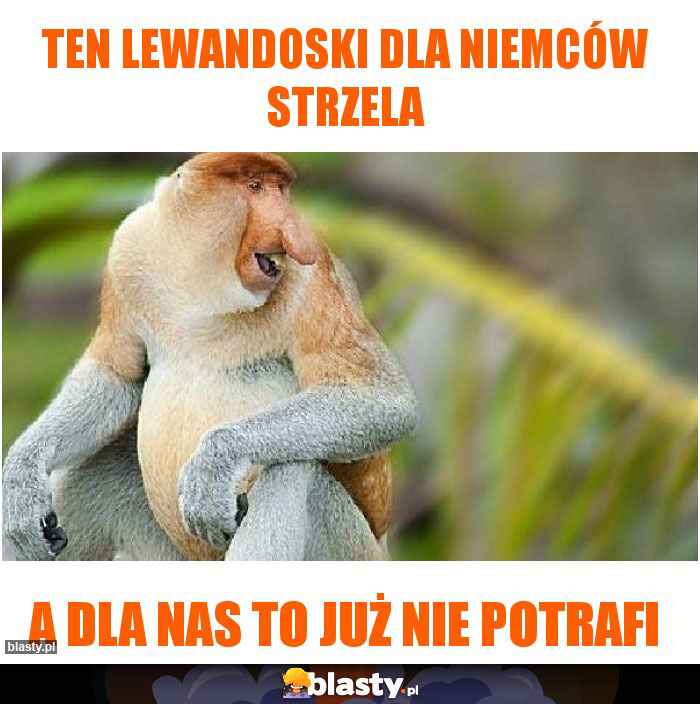 Ten lewandoski dla Niemców strzela