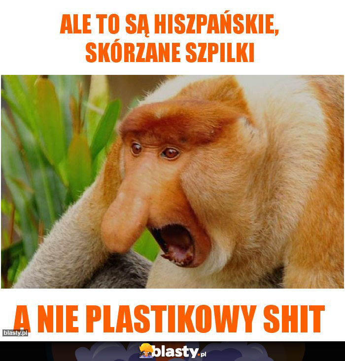 Ale to są hiszpańskie, skórzane szpilki