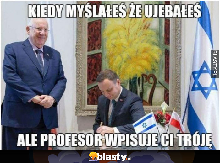 Kiedy myślałeś, że ujebałeś ale profesor wpisuje Ci trójkę