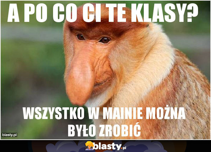 A po co ci te klasy?