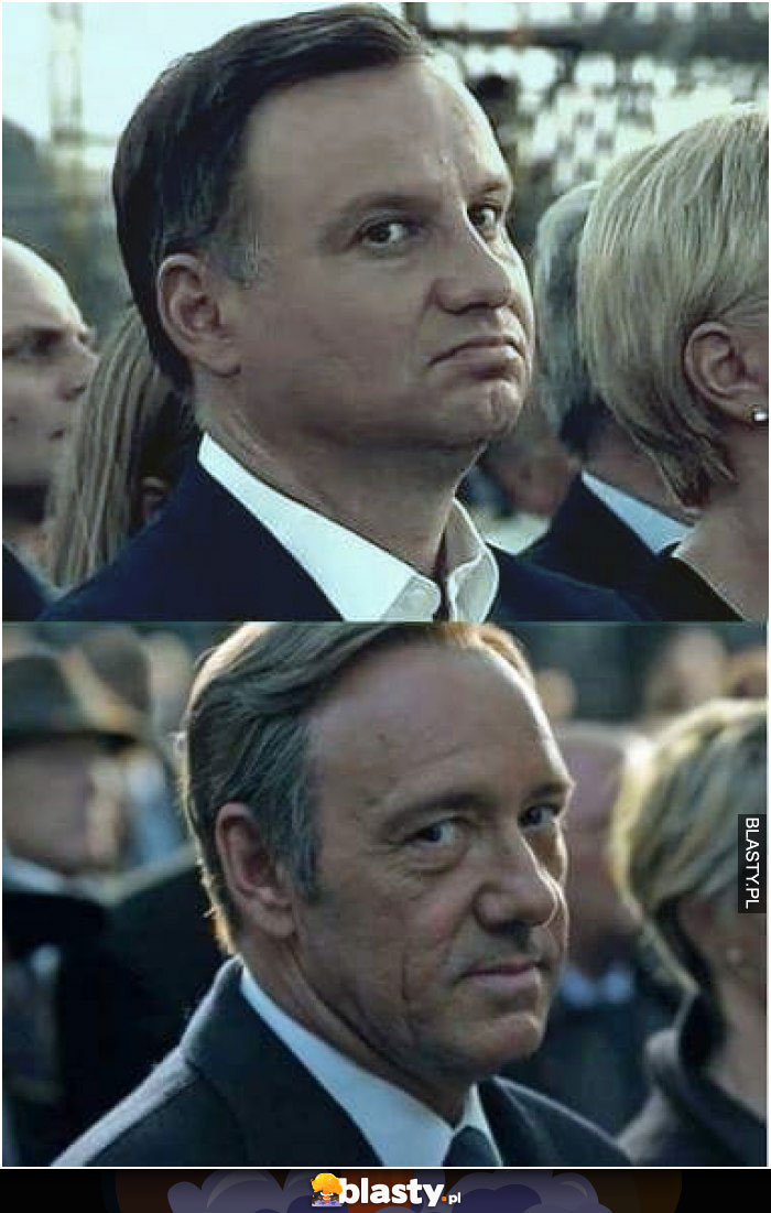 Andrzej Duda cosplay kevin spacey