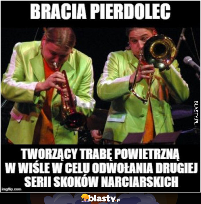 Bracia pierdolec tworzą trąbę powietrzną