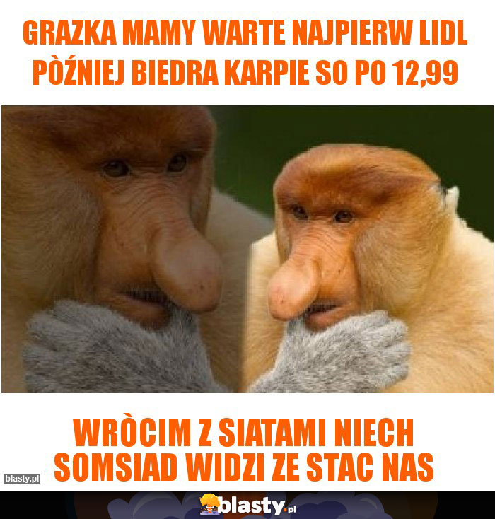 Grazka mamy warte najpierw lidl pòźniej biedra karpie so po 12,99