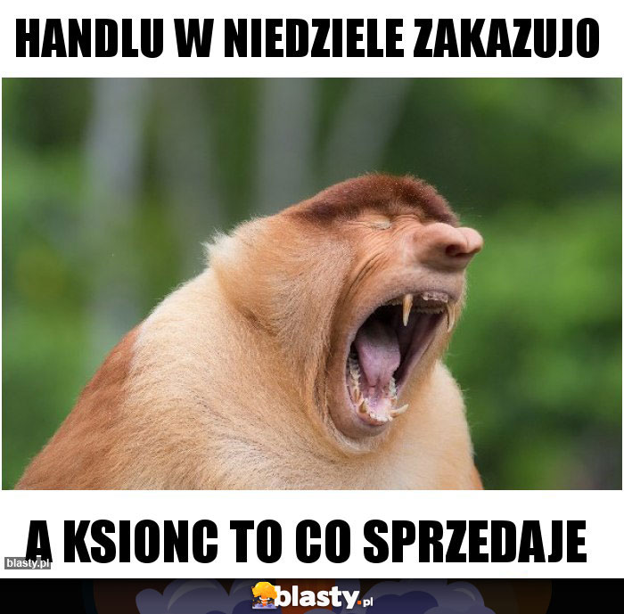 Handlu w niedziele zakazujo