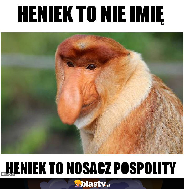 Heniek to nie imię
