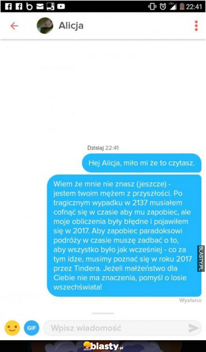 Kiedy próbujesz poderwać laskę na tinderze