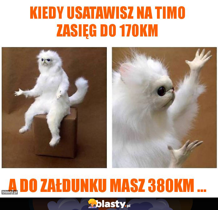Kiedy usatawisz na Timo zasięg do 170km