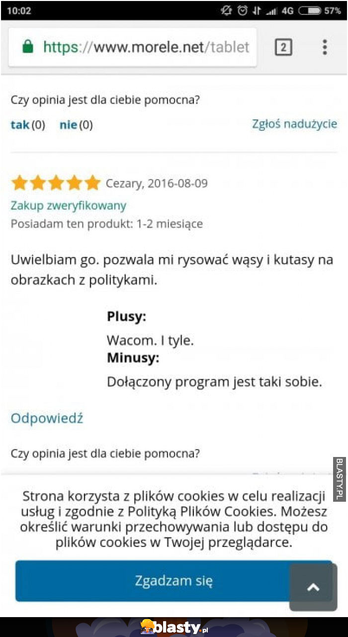 Opinia o tablecie