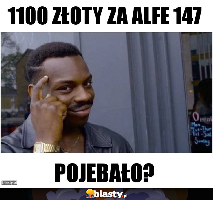1100 złoty za Alfe 147