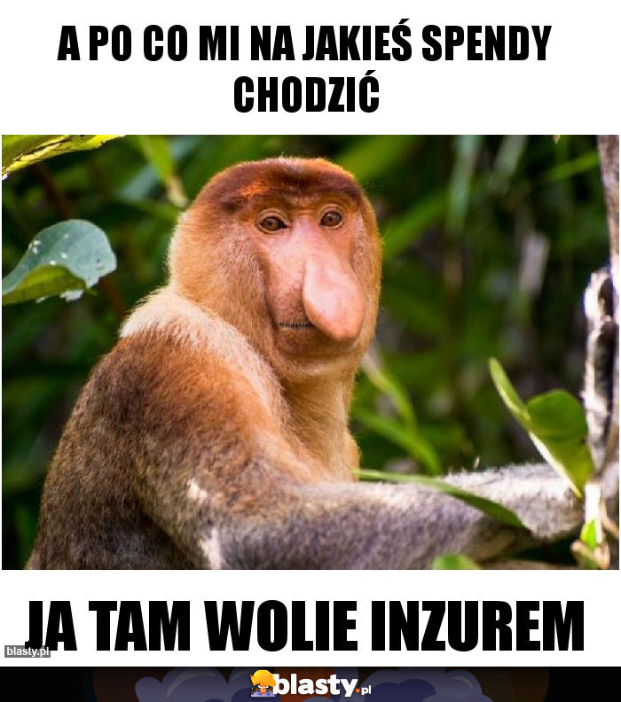 a po co mi na jakieś spendy chodzić