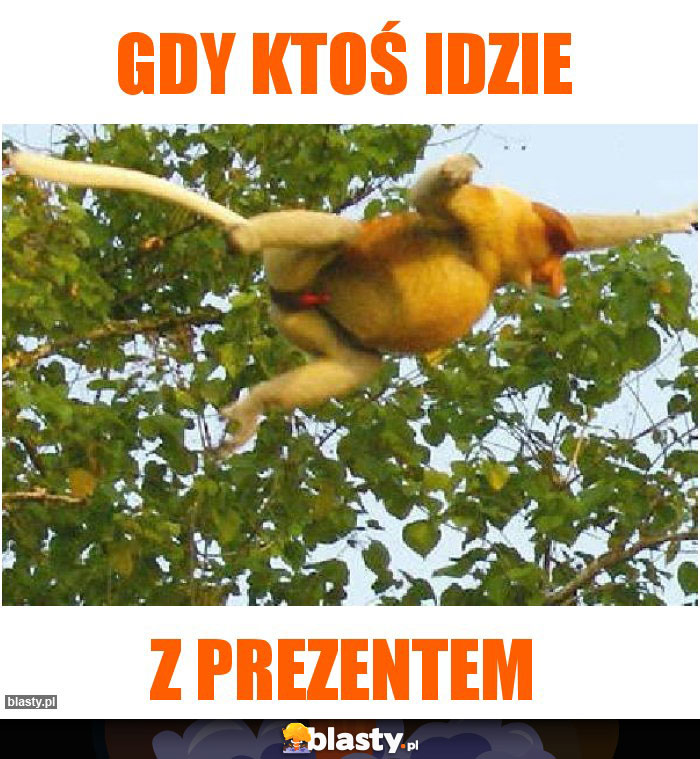 gdy ktoś idzie