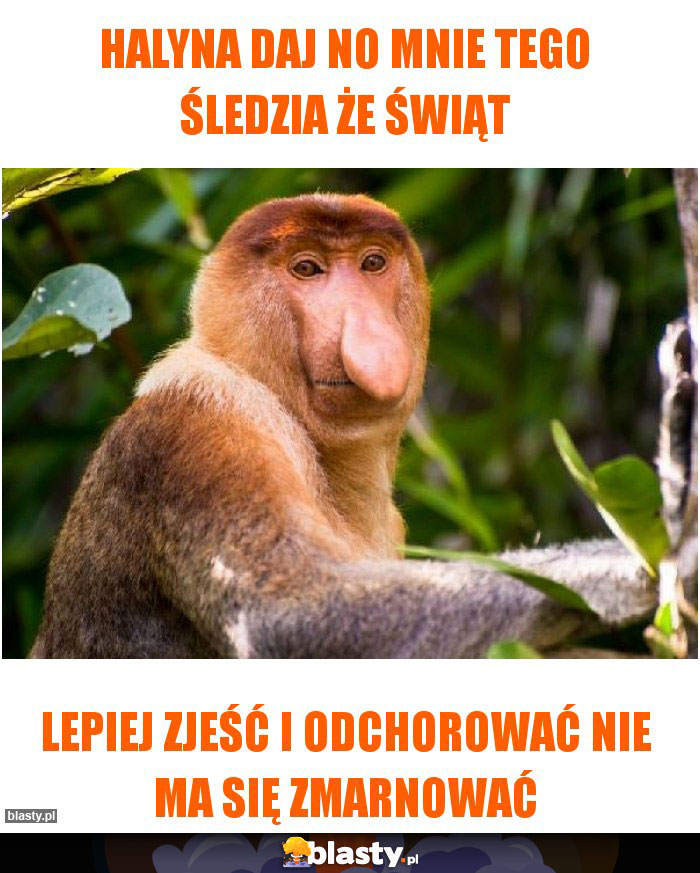 Halyna daj no mnie tego śledzia że świąt