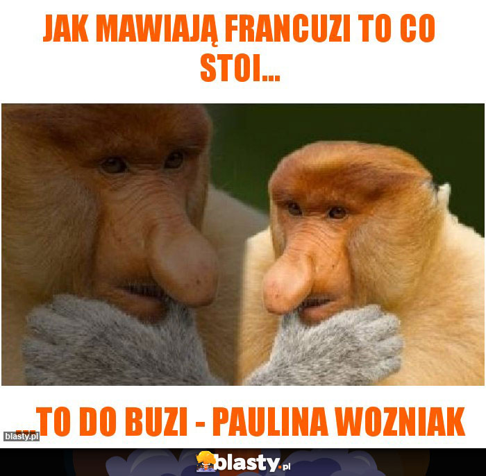 Jak mawiają francuzi to co stoi...