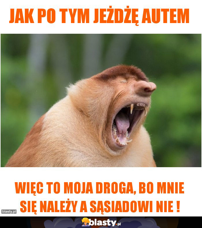 Jak po tym jeżdżę autem