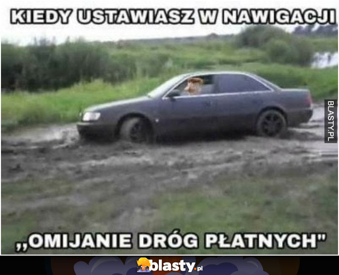 Kiedy ustawisz w nawigacji omijanie dróg płatnych