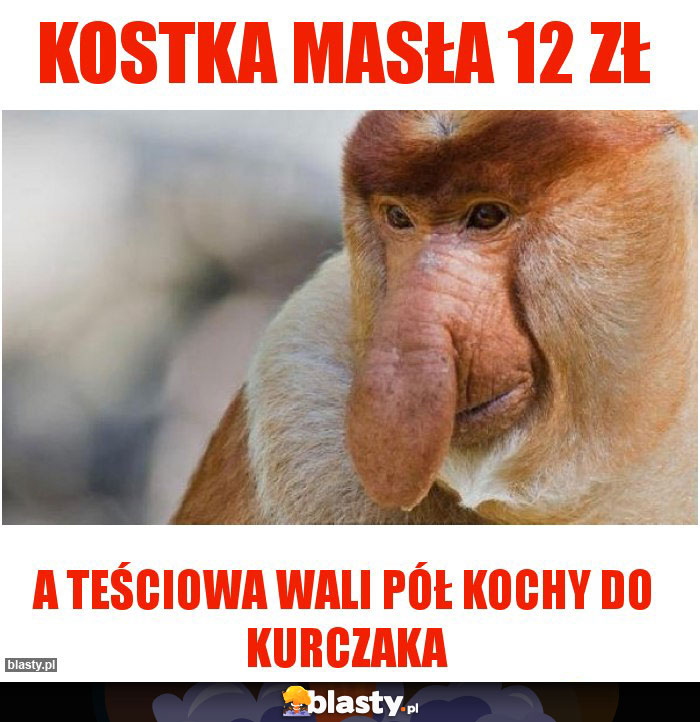 Kostka masła 12 zł