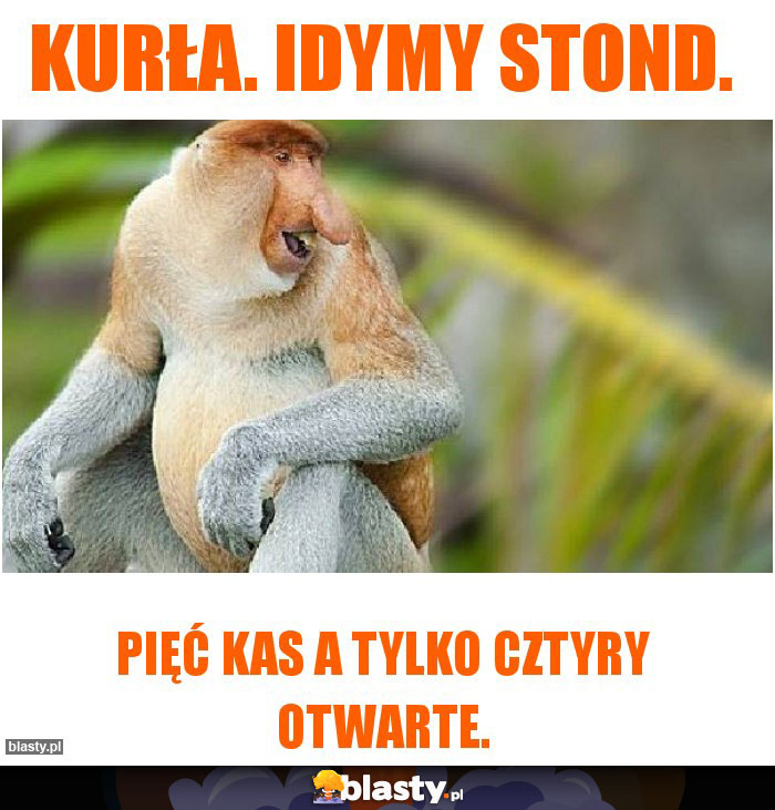 Kurła. Idymy stond.