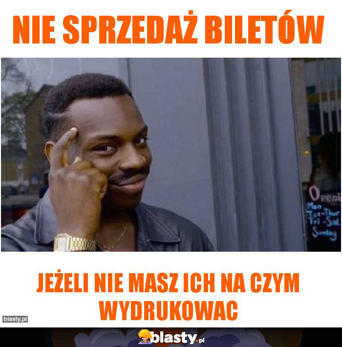 Nie sprzedaż biletów