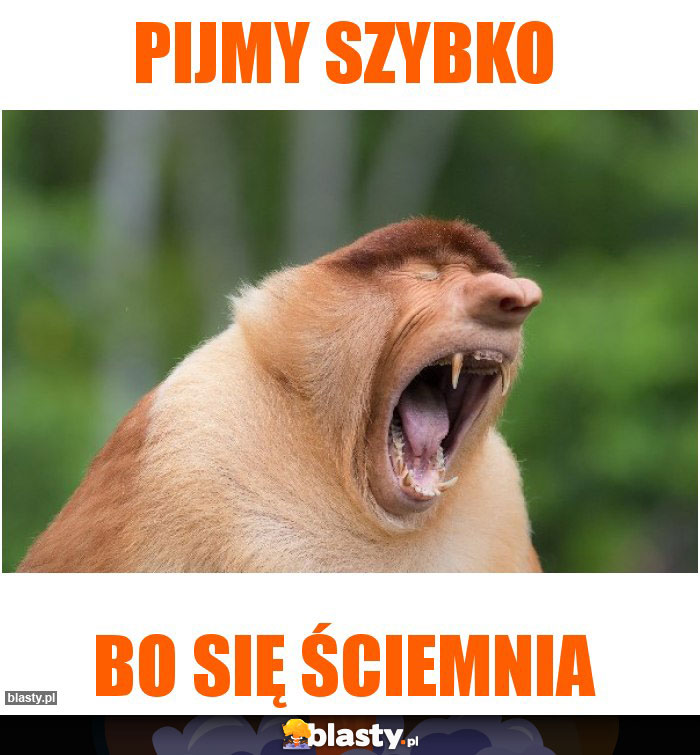 Pijmy szybko