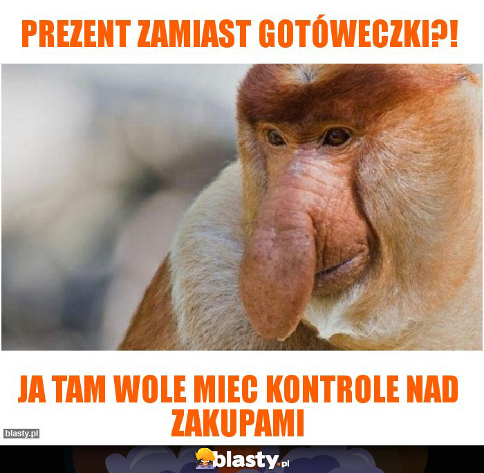 prezent zamiast gotóweczki?!