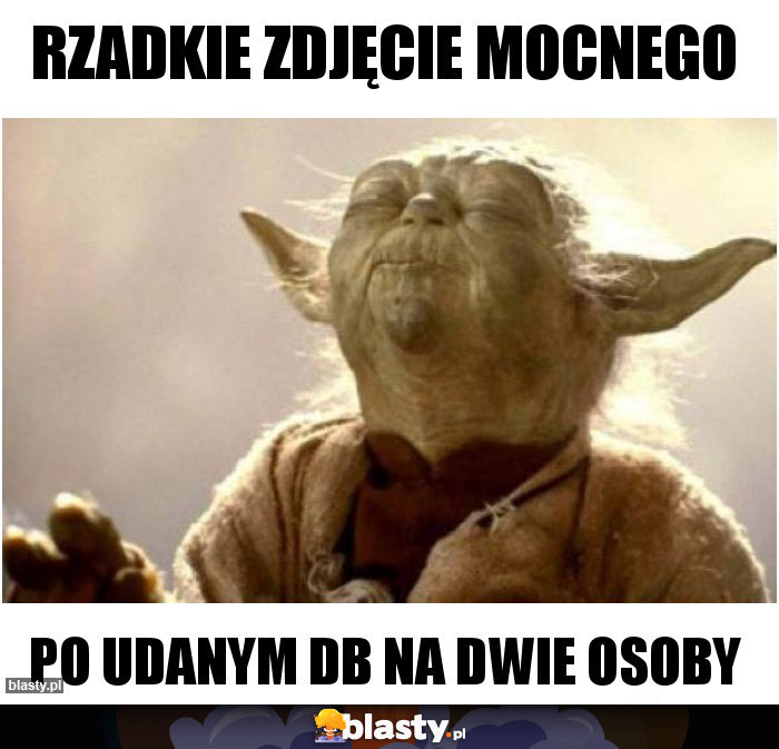 Rzadkie zdjęcie mocnego