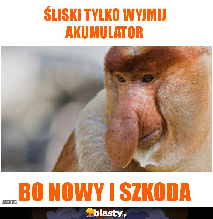 Śliski tylko wyjmij akumulator