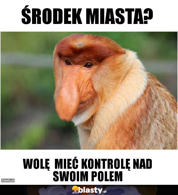 Środek miasta?