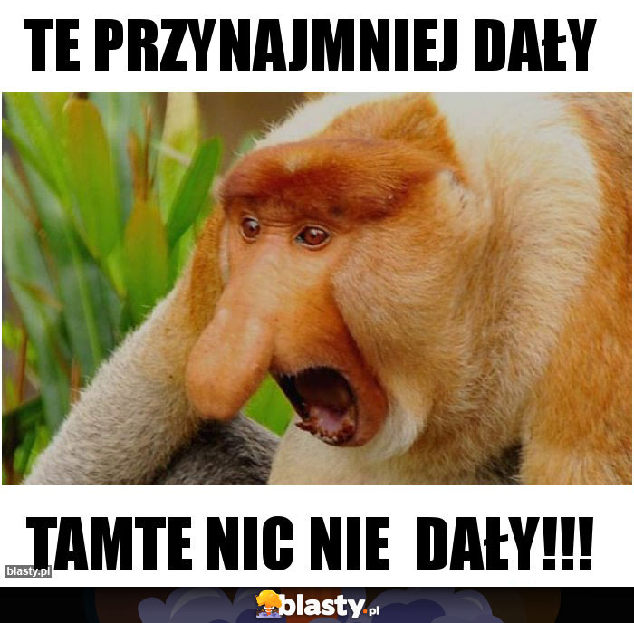 TE PRZYNAJMNIEJ DAŁY