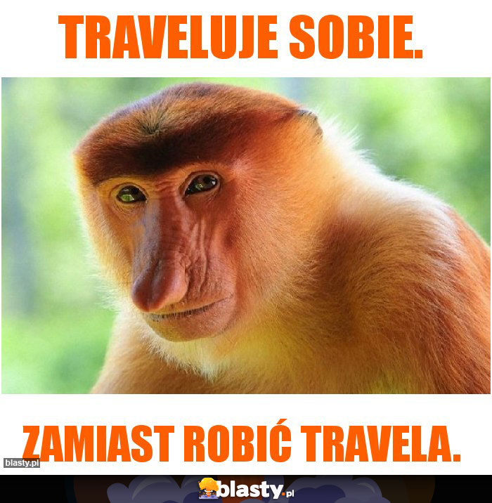 Traveluje sobie.