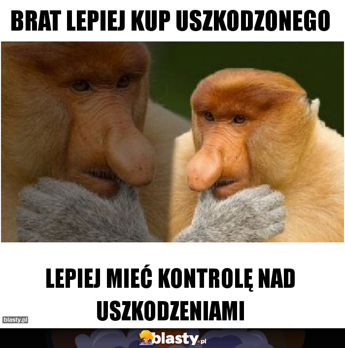 Brat lepiej kup uszkodzonego