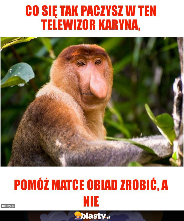 Co się tak paczysz w ten telewizor karyna,