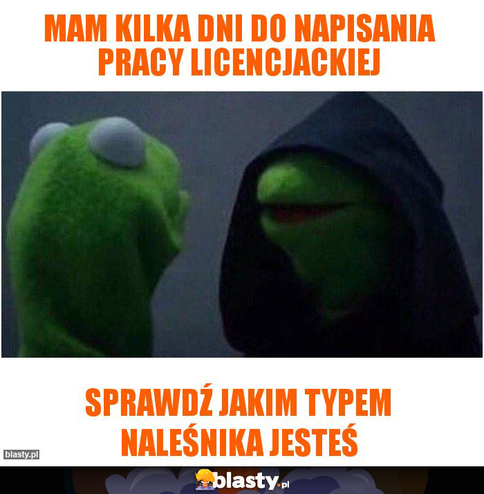 Mam kilka dni do napisania pracy licencjackiej
