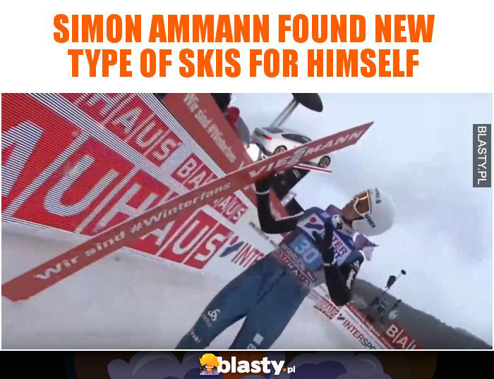 Simon Ammann found new type of skis for himself