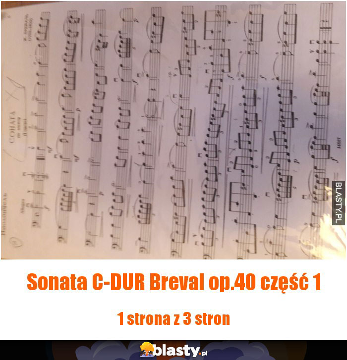 Sonata C-DUR Breval op.40 część 1