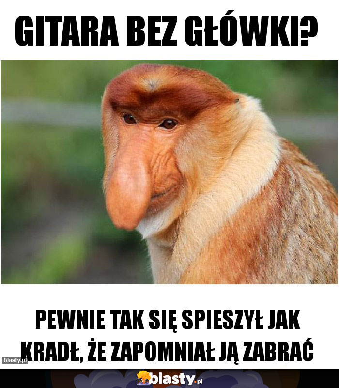 GITARA BEZ GŁÓWKI?