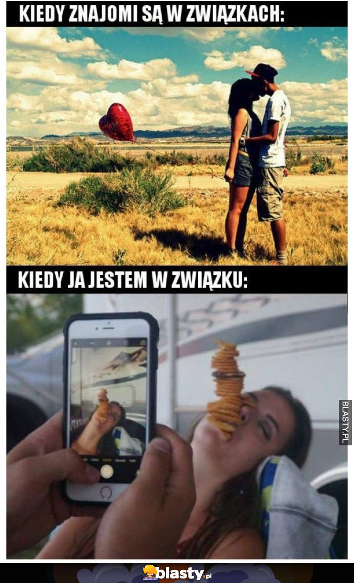 Kiedy znajomi są w związkach vs kiedy ja jestem w związku