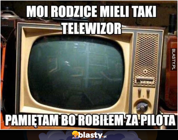 Moi rodzice mieli taki telewizor