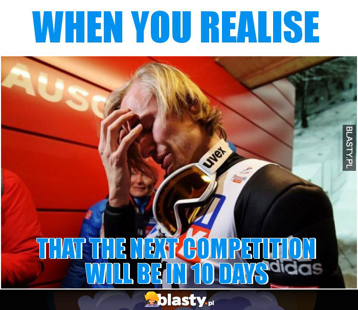 When you realise
