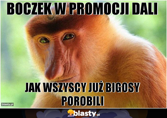 Boczek w promocji dali