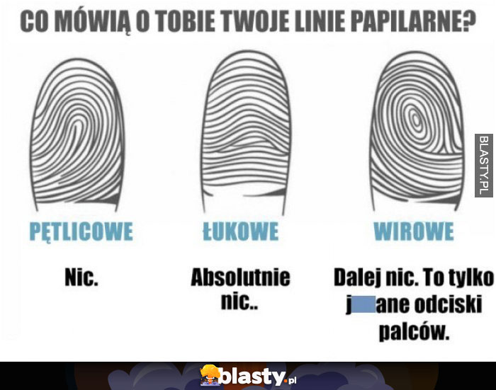 Co mówią o tobie twoje linie papilarne