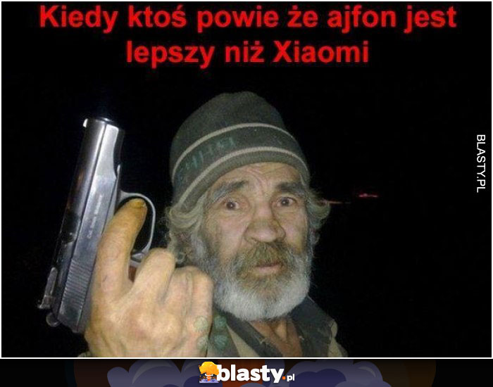 Kiedy ktoś powie, że iphon jest lepszy niż xiaomi