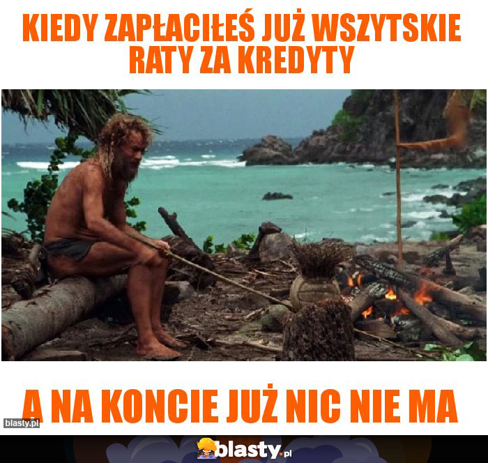 Kiedy zapłaciłeś już wszytskie raty za kredyty