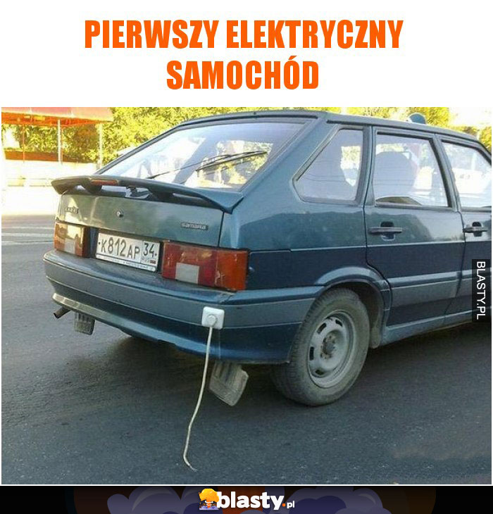 Pierwszy elektryczny samochód