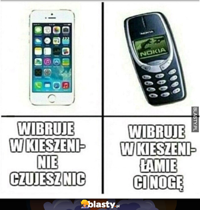 Wibruje w kieszeni