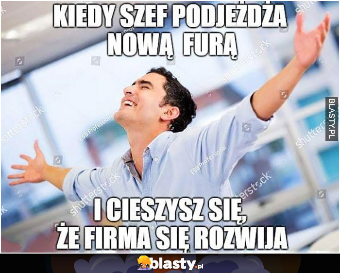 Kiedy szef podjeżdża nową furą